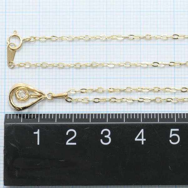 K18 Yellow Gold Diamond Necklace in Excellent Condition