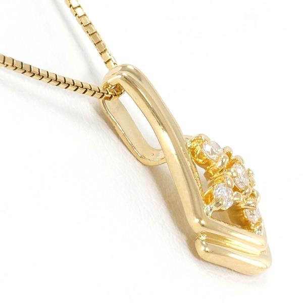 K18 Yellow Gold Diamond Necklace