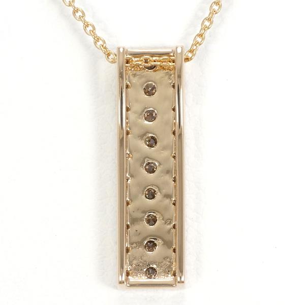 K18 Pink Gold Diamond Necklace