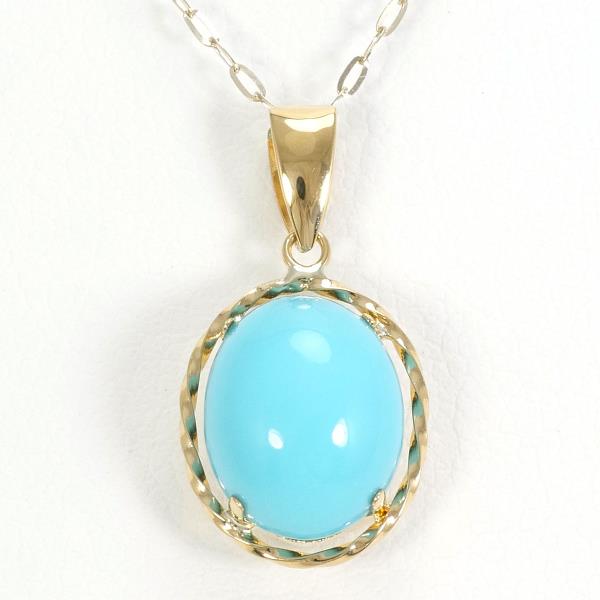 K18 Yellow Gold Turquoise Necklace