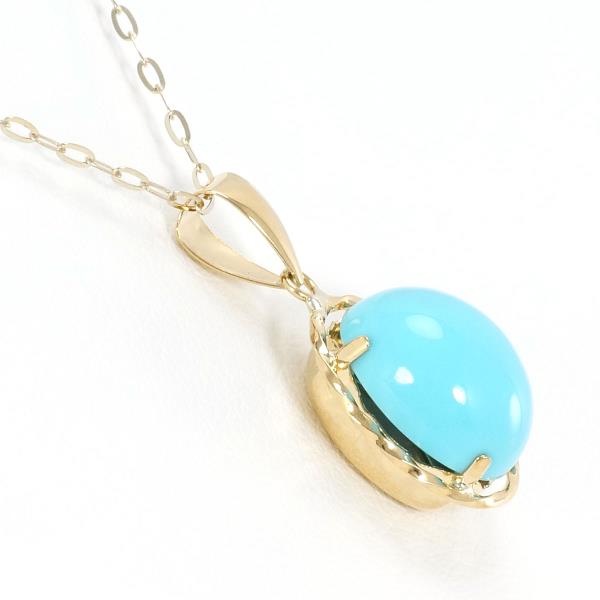 K18 Yellow Gold Turquoise Necklace