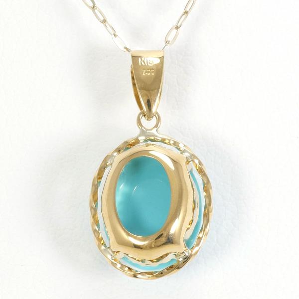 K18 Yellow Gold Turquoise Necklace