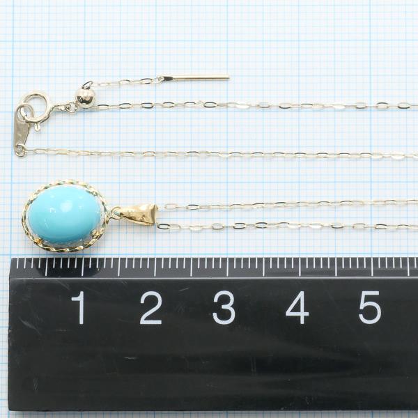 K18 Yellow Gold Turquoise Necklace