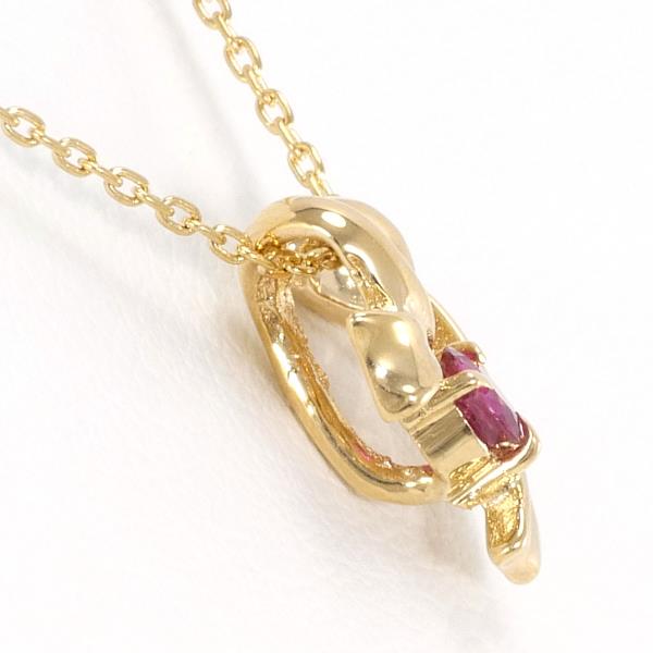 K18 Yellow Gold Ruby Necklace