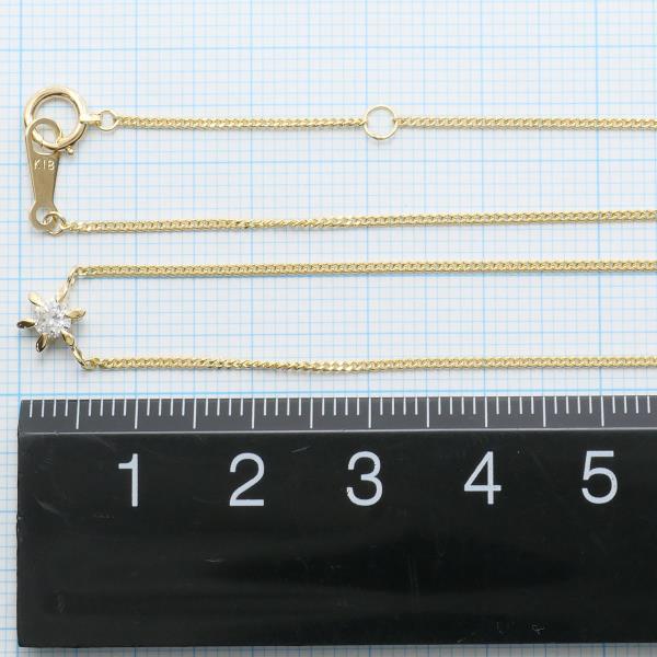 K18 Yellow Gold Diamond Necklace