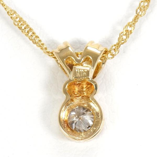 K18 Yellow Gold Diamond Necklace 0.12ct