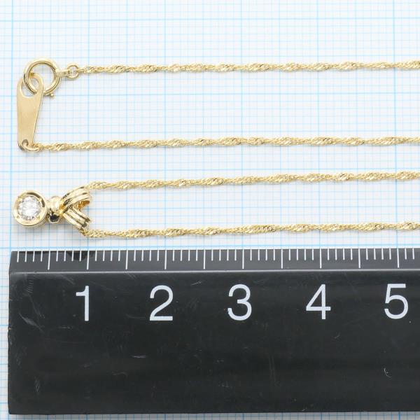 K18 Yellow Gold Diamond Necklace 0.12ct