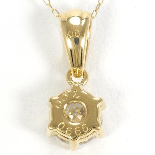 K18 Yellow Gold Diamond Necklace