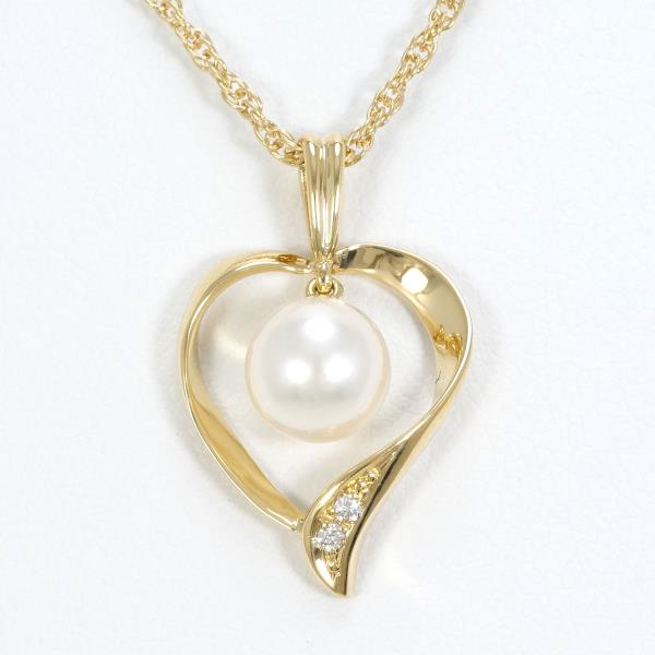 K18 Yellow Gold Pearl Necklace