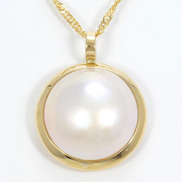 K18 Yellow Gold Mabe Pearl Necklace