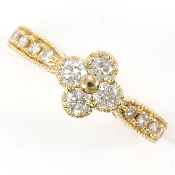 K18 Yellow Gold Brown Diamond Ring