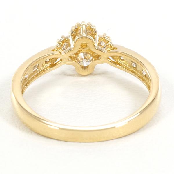 K18 Yellow Gold Brown Diamond Ring