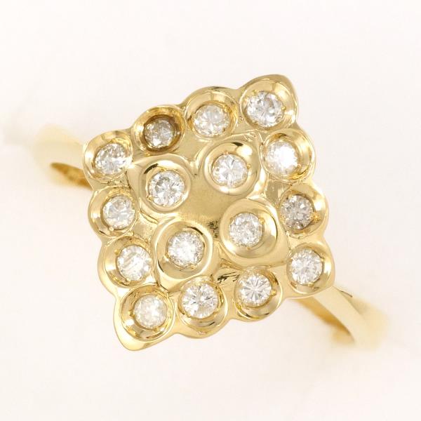 K18 Yellow Gold Diamond Ring 16