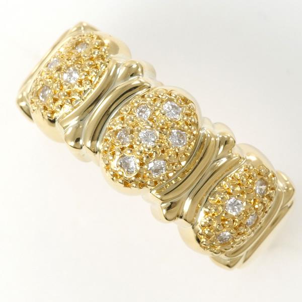 K18 Yellow Gold Diamond Ring 12