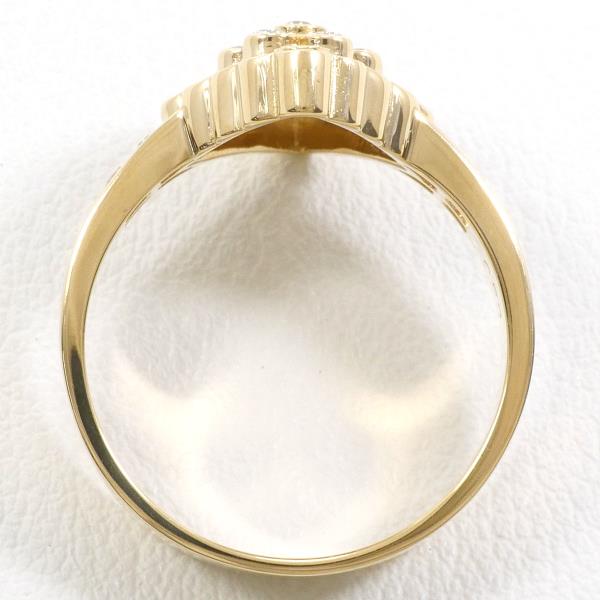 K18 Yellow Gold Diamond Ring 13号 0.50ct in Excellent Condition