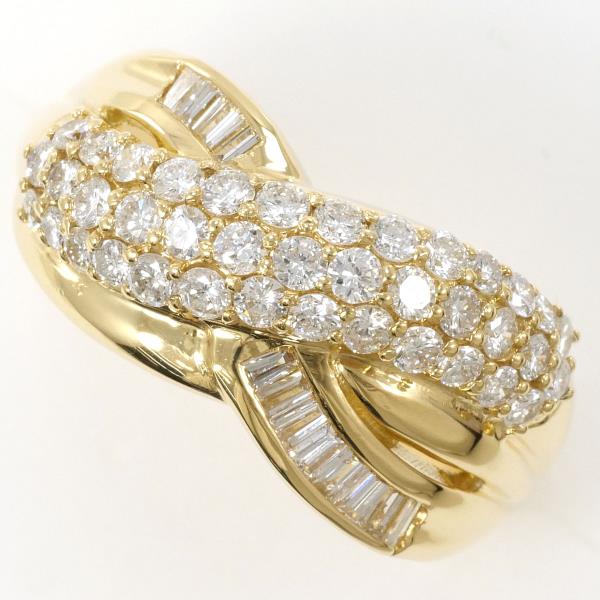 K18 Yellow Gold Diamond Ring