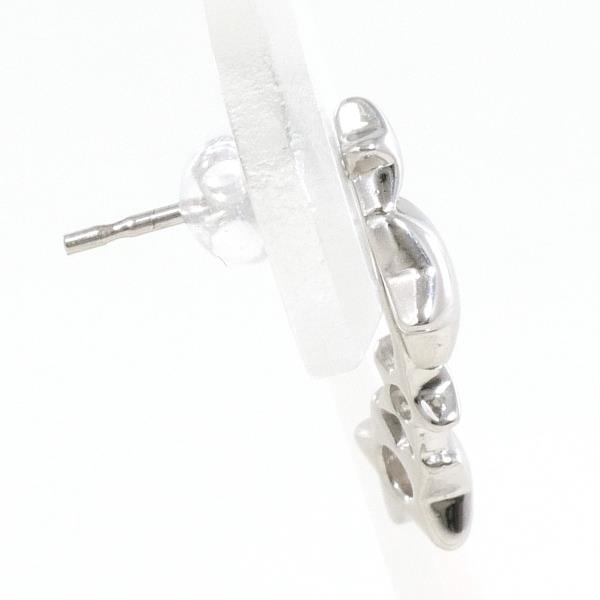 K18 White Gold Earring, 1.9g, Pre-owned