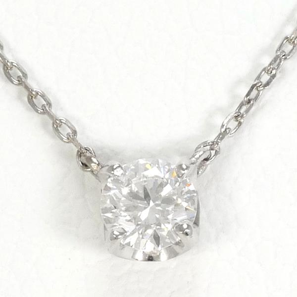 K18 White Gold Diamond Necklace