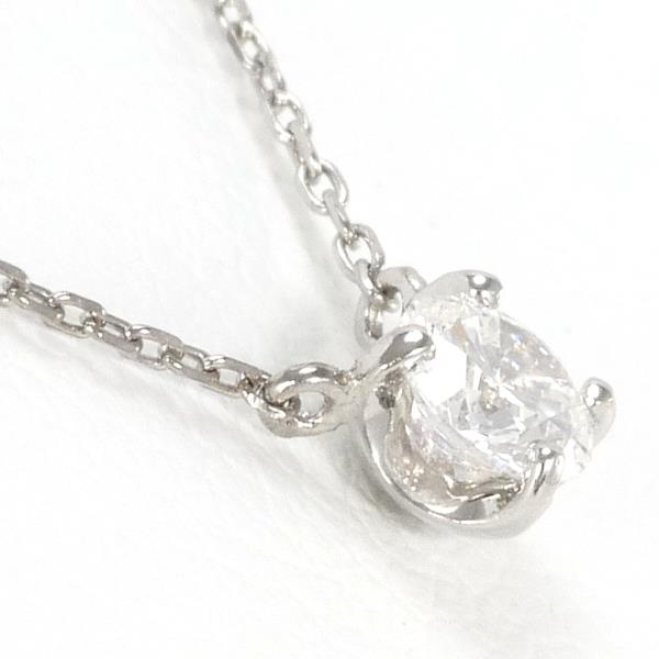 K18 White Gold Diamond Necklace