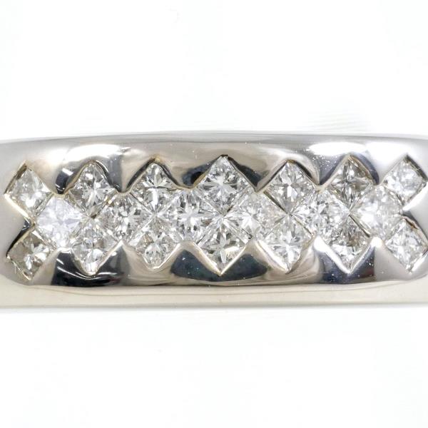 K18 White Gold Diamond Ring 10