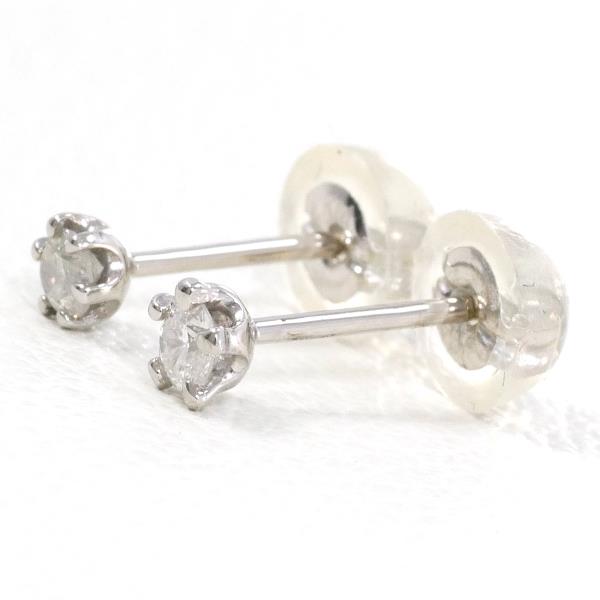 K14 White Gold Diamond Earrings