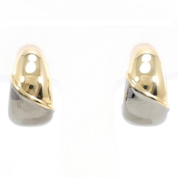 18K Yellow Gold Plated Earrings in Excellent Condition