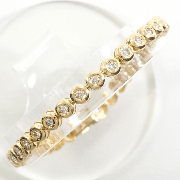 K18 Yellow Gold Diamond Bracelet 18cm