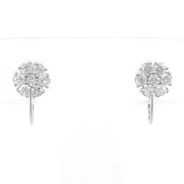 PT900 Platinum Diamond Earrings 0.30ct 2.3g in Great Condition