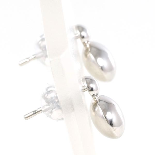 PT900 Platinum Earrings, Total Weight 0.7g, Pre-owned in Excellent Condition