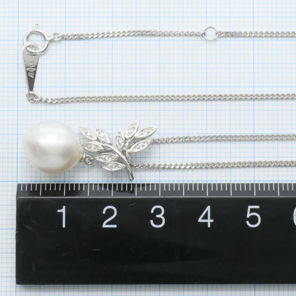 PT900 PT850 Platinum Pearl Necklace in Pristine Condition