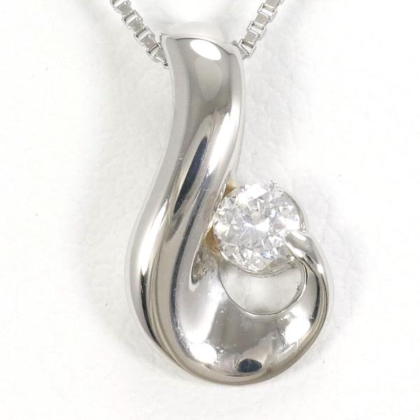 PT900 Platinum PT850 Diamond Necklace in Pristine Condition