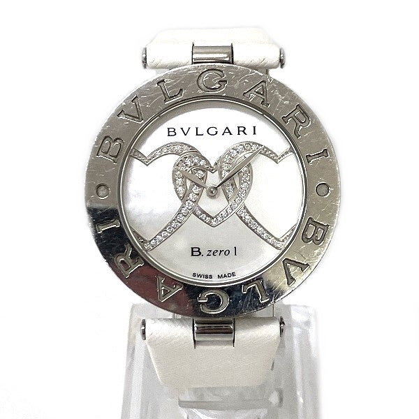 Bvlgari BZ35S Quartz Triple Heart Diamond Watch in Fair Condition