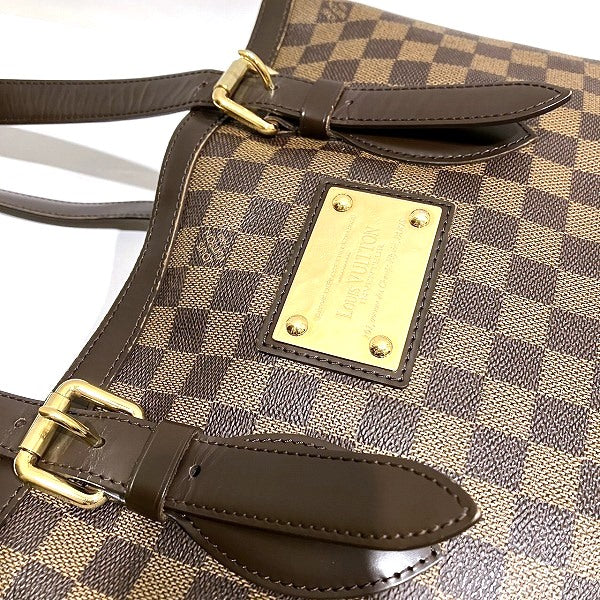 Louis Vuitton Damier Hampstead MM Shoulder Bag N51204 in Good Condition