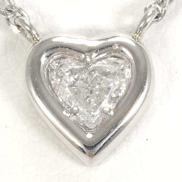 PT850 Platinum Diamond Necklace 0.20ct in Excellent Condition