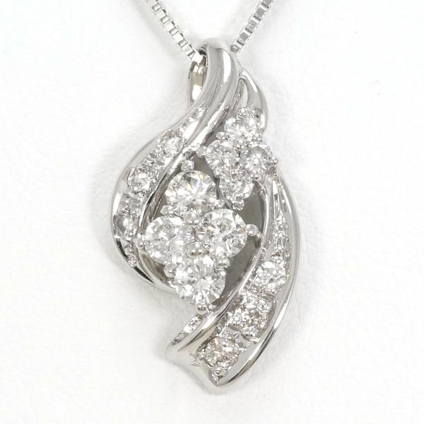 PT900 Platinum PT850 Necklace Diamond in Pristine Condition