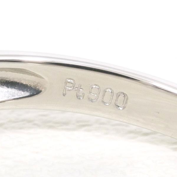 PT900 Platinum Pearl Ring 10.5