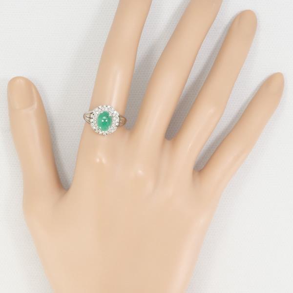 PT900 Platinum Emerald Ring 12