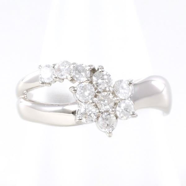 PT900 Platinum Diamond Ring 12