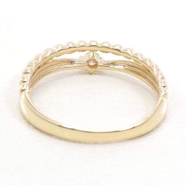 K10 Yellow Gold Diamond Ring in Excellent Condition