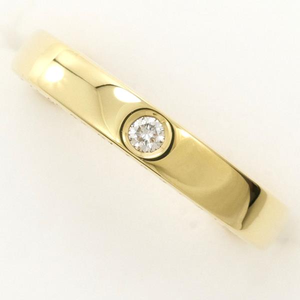 4℃ K18 Yellow Gold Diamond Ring in Excellent Condition