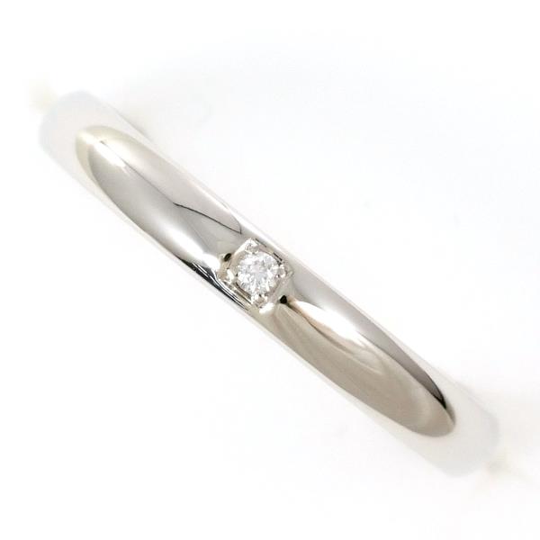 PT999 Platinum Diamond Ring 10.5 in Excellent Condition