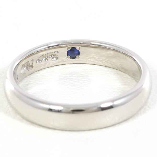 Sapphire PT1000 Platinum Ring in Excellent Condition