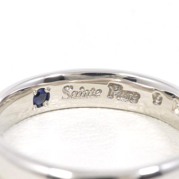 Sapphire PT1000 Platinum Ring in Excellent Condition