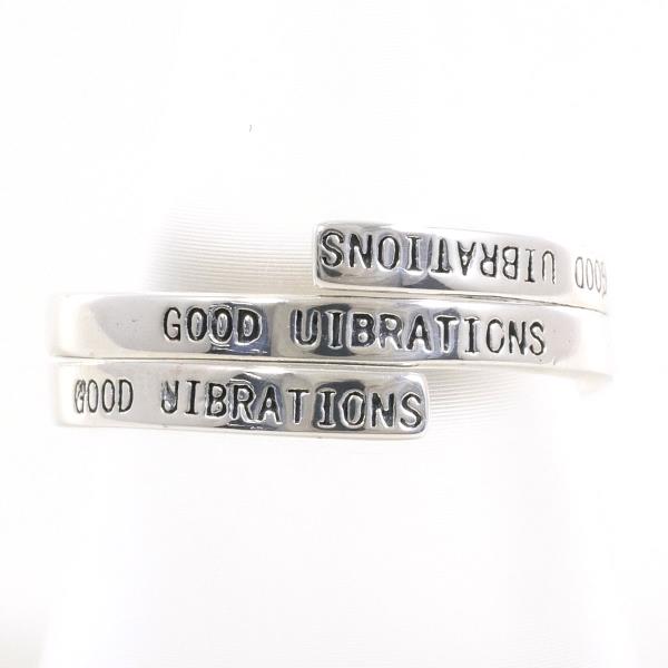 GOOD VIBRATIONS Silver Ring 925 14 in Excellent Condition