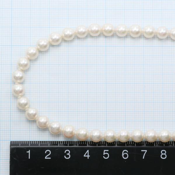 Silver Pearl Necklace 6.5mm 28.7g 42cm in Great Condition