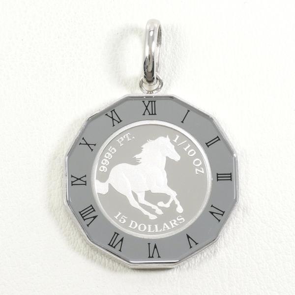 Tuvalu Horse Platinum Coin Pendant PT1000 PT900