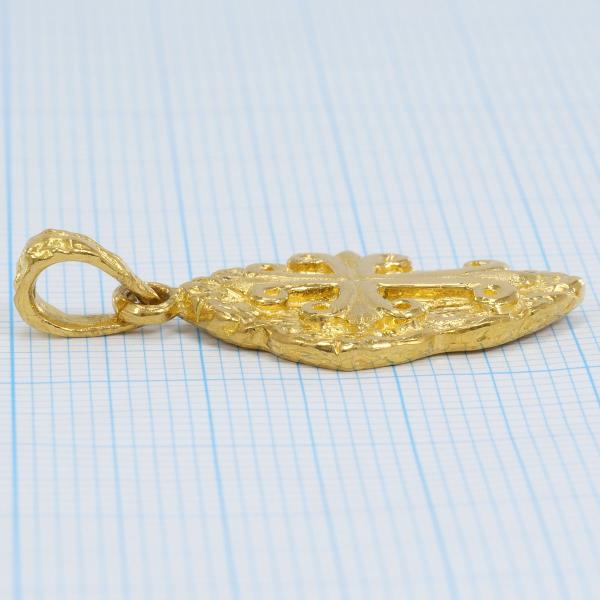 K24 Yellow Gold Pendant Top in Pristine Condition