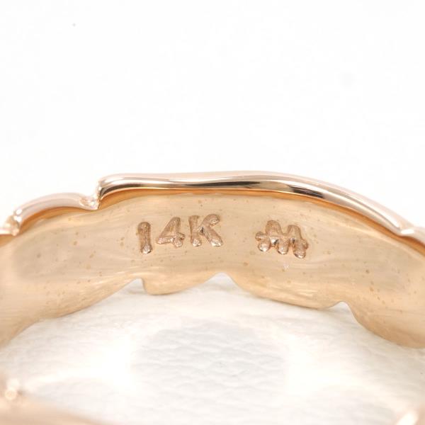 14K Pink Gold Ring, Size 4, 2.2g, Pre-owned in Pristine Condition