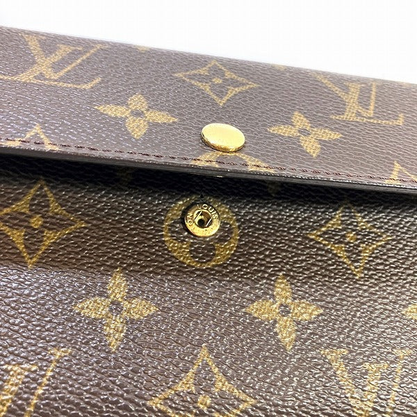 Louis Vuitton Monogram Portefeuille Sarah Long Wallet M61734 in Great Condition