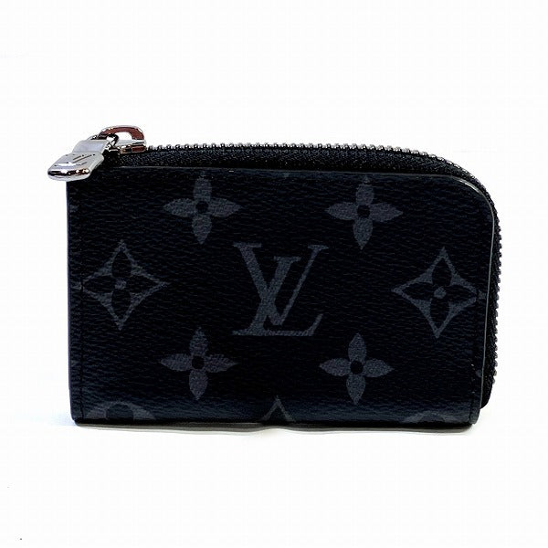 Louis Vuitton Monogram Eclipse Coin Case M63536 in Great Condition